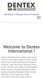 Mobile Screenshot of dentexinternational.com